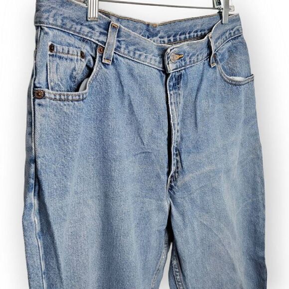 Levi's Y2K 550 Relaxed Fit Tapered Leg Jeans size 16 Miss Short - Picture 6 of 9